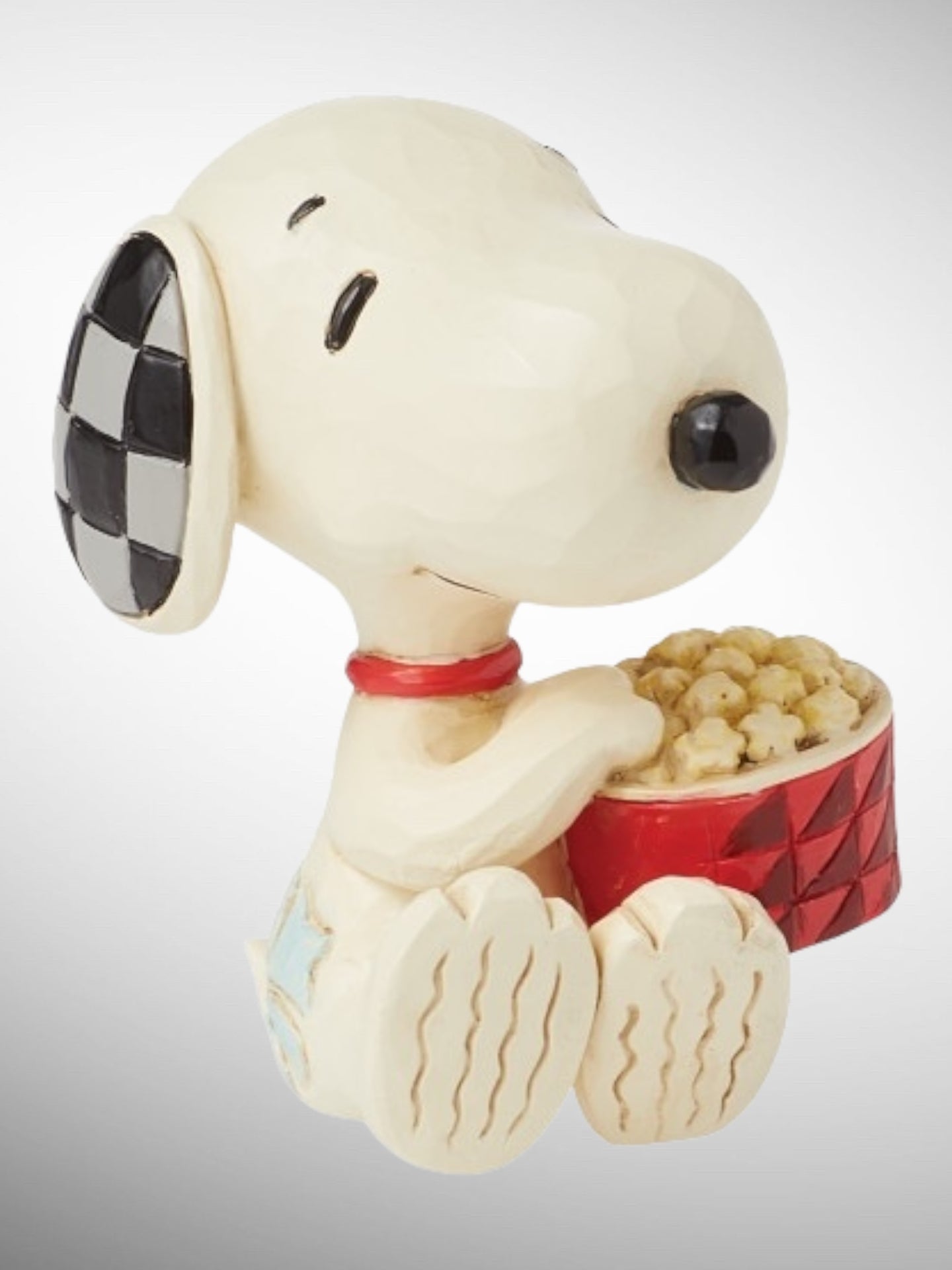 Jim Shore Peanuts - Snoopy Popcorn Mini Figurine